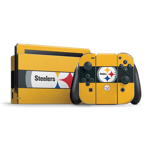 NFL Pittsburgh Steelers Zone Block Nintendo Skins