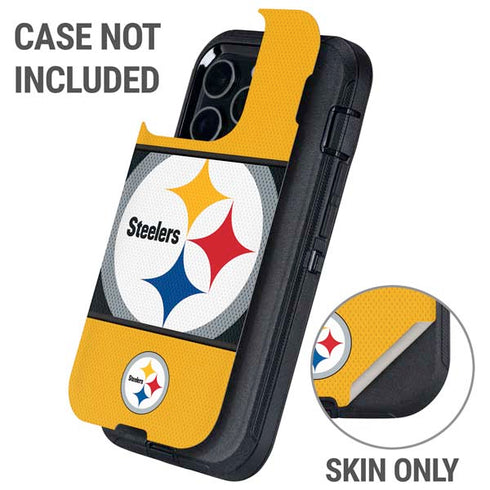 NFL Pittsburgh Steelers Zone Block Otterbox Defender iPhone Skin