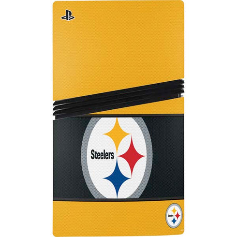 NFL Pittsburgh Steelers Zone Block PS5 Pro Console Skin