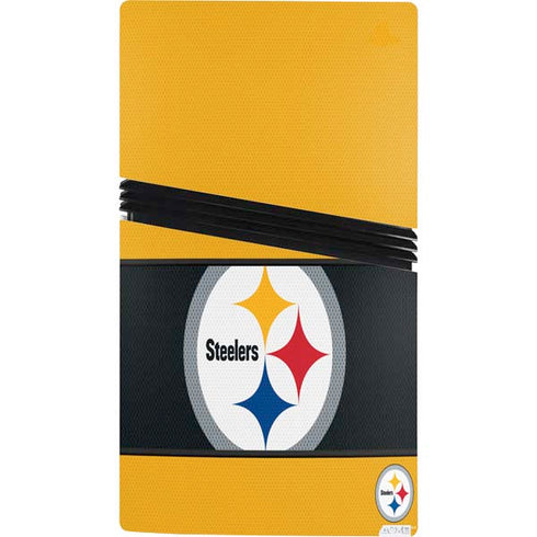 NFL Pittsburgh Steelers Zone Block PS5 Pro Console Skin