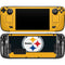 NFL Pittsburgh Steelers Zone Block Steam Deck Handheld Gaming Computer OLED Skin