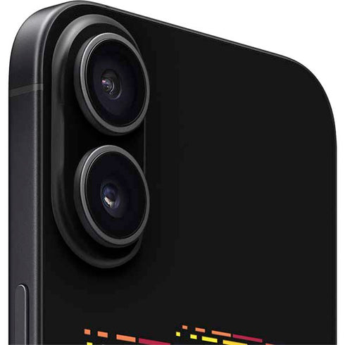 DC Comics The Flash Pixelated Running Pose iPhone 16 Plus Skin