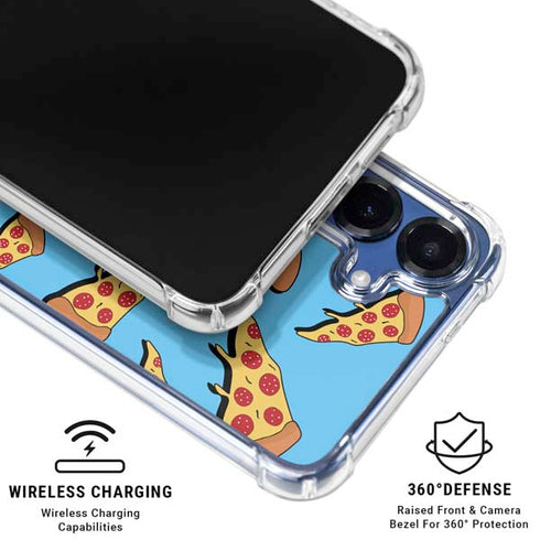 Pizza Foodie Galaxy S25 Clear Case
