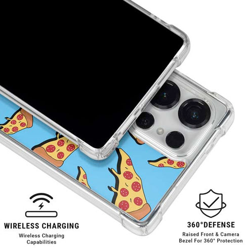 Pizza Foodie Galaxy S25 Ultra Clear Case