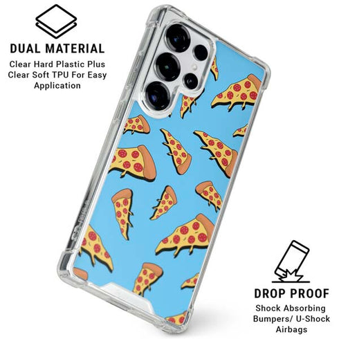 Pizza Foodie Galaxy S26 Ultra Clear Case