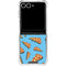 Pizza Foodie Galaxy Z Flip7 Clear Case