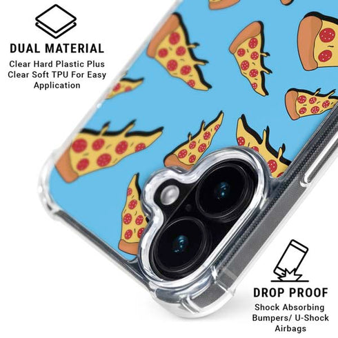 Pizza Foodie iPhone 16 Plus MagSafe Case