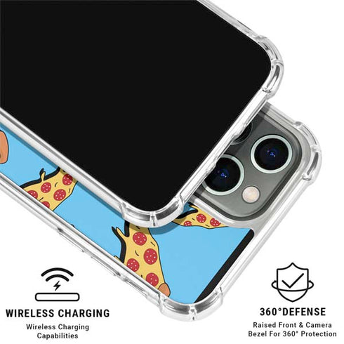 Pizza Foodie iPhone 16 Pro Max Clear Case