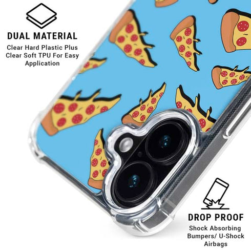 Pizza Foodie iPhone 17 Clear Case