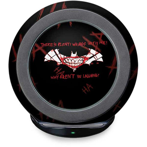 DC Comics The Joker Plenty Wrong With Me Fast Charge Wireless Charging Stand Skin