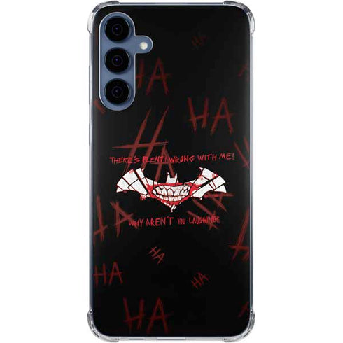 DC Comics The Joker Plenty Wrong With Me Galaxy A55 5G Clear Case