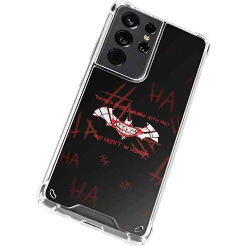 DC Comics The Joker Plenty Wrong With Me Galaxy S21 Ultra 5G Clear Case