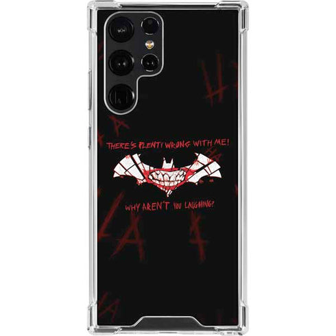 DC Comics The Joker Plenty Wrong With Me Galaxy S23 Ultra Clear Case