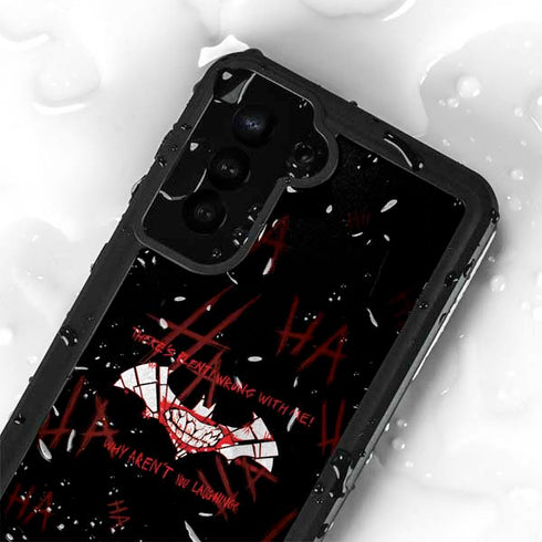 DC Comics The Joker Plenty Wrong With Me Galaxy S24 Plus Waterproof Case