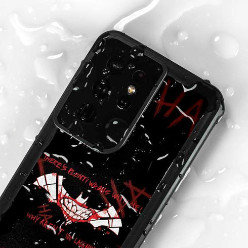 DC Comics The Joker Plenty Wrong With Me Galaxy S24 Ultra Waterproof Case