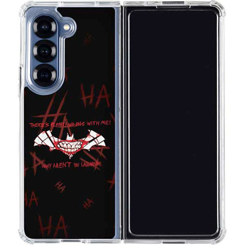 DC Comics The Joker Plenty Wrong With Me Galaxy Z Fold6 Clear Case
