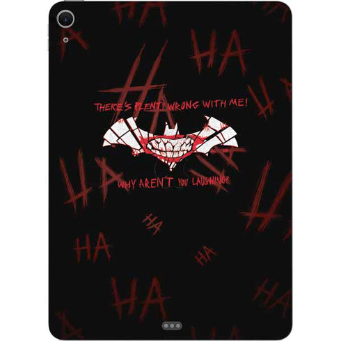 DC Comics The Joker Plenty Wrong With Me Apple iPad Air Skin