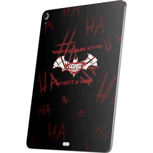 DC Comics The Joker Plenty Wrong With Me Apple iPad Air Skin