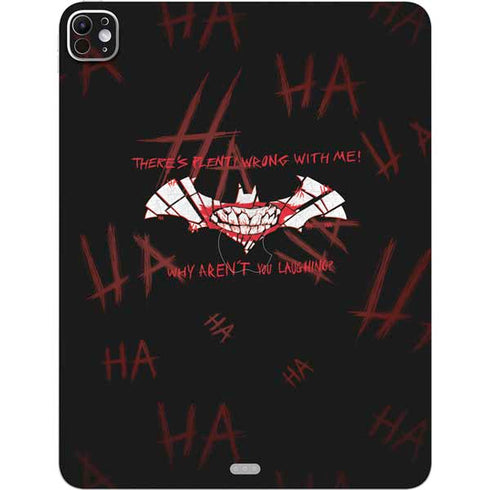 DC Comics The Joker Plenty Wrong With Me iPad Pro 13in M4 (2024) Skin