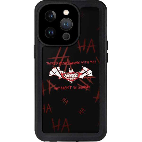 DC Comics The Joker Plenty Wrong With Me iPhone 15 Pro Waterproof Case
