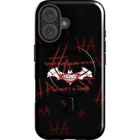 DC Comics The Joker Plenty Wrong With Me iPhone 16 Magsafe Impact Case
