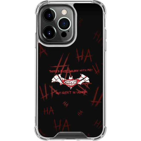DC Comics The Joker Plenty Wrong With Me iPhone 16 Pro Clear Case