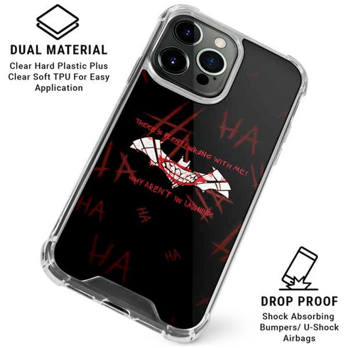 DC Comics The Joker Plenty Wrong With Me iPhone 16 Pro Max Clear Case