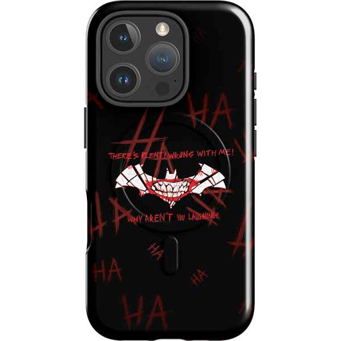 DC Comics The Joker Plenty Wrong With Me iPhone 16 Pro Max Magsafe Impact Case