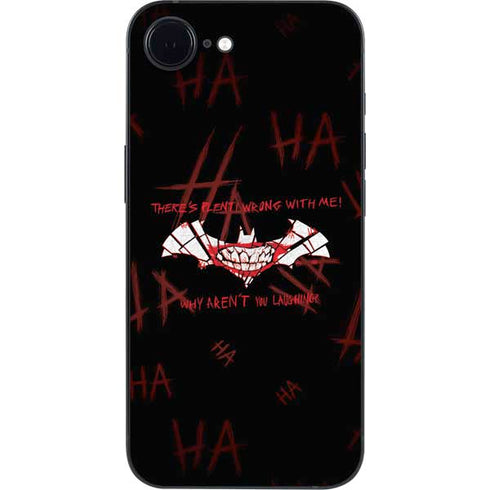 DC Comics The Joker Plenty Wrong With Me iPhone 16e Skin