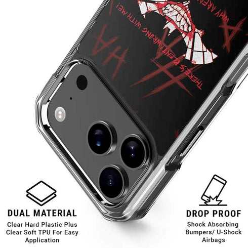 DC Comics The Joker Plenty Wrong With Me iPhone 18 Pro Clear Case