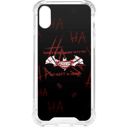 DC Comics The Joker Plenty Wrong With Me iPhone XS Clear Case