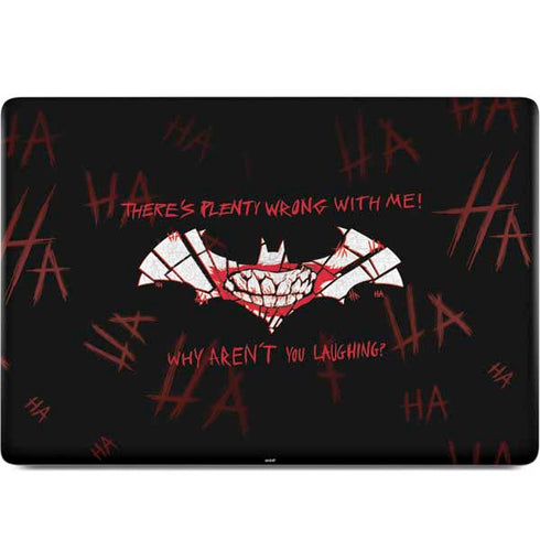DC Comics The Joker Plenty Wrong With Me MacBook Skins
