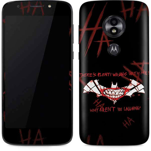 DC Comics The Joker Plenty Wrong With Me Moto E5 Play Skin