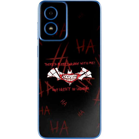 DC Comics The Joker Plenty Wrong With Me Moto G Play 4G (2024) Skin