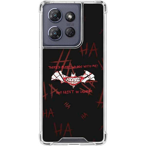 DC Comics The Joker Plenty Wrong With Me Moto G Play 5G (2025) Clear Case