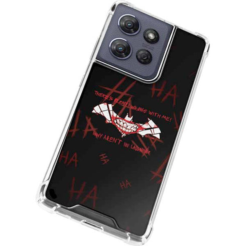 DC Comics The Joker Plenty Wrong With Me Moto G Power 5G (2025) Clear Case
