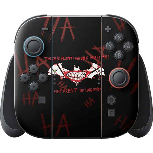 DC Comics The Joker Plenty Wrong With Me Nintendo Switch 2 (2025) Joy-Con Controller Skin
