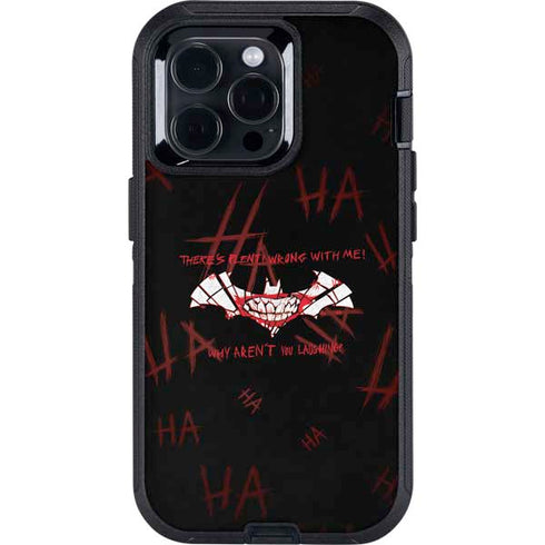 DC Comics The Joker Plenty Wrong With Me Otterbox Defender iPhone Skin