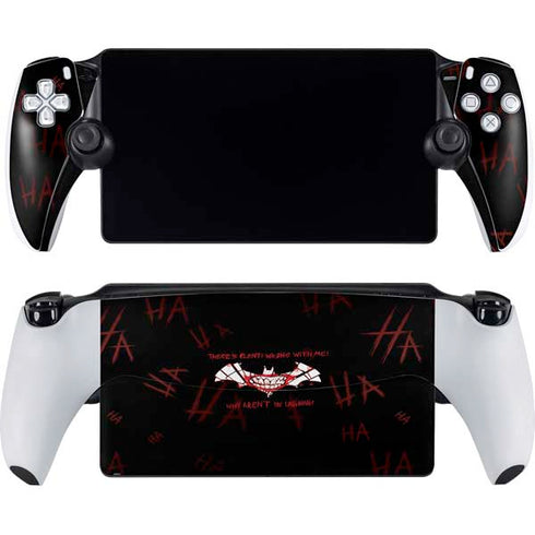 DC Comics The Joker Plenty Wrong With Me PlayStation Portal Remote Player Skin