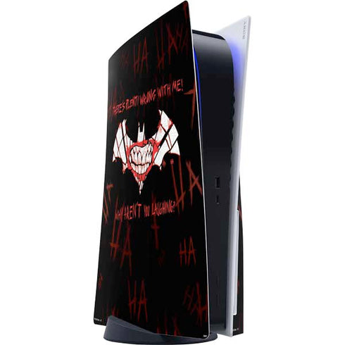 DC Comics The Joker Plenty Wrong With Me PlayStation PS5 Skins