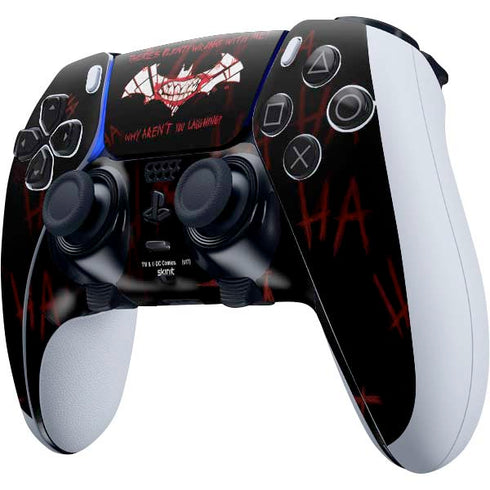 DC Comics The Joker Plenty Wrong With Me PS5 DualSense Edge Pro Controller Skin