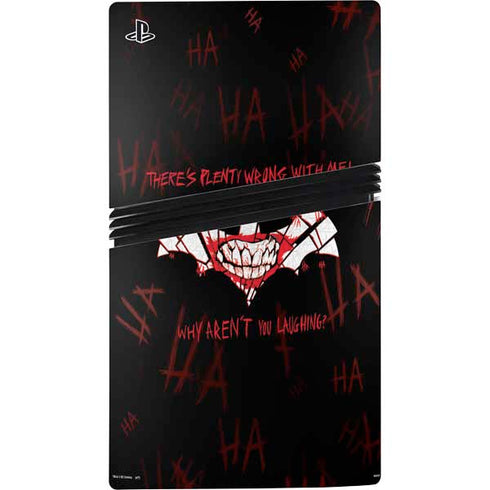 DC Comics The Joker Plenty Wrong With Me PS5 Pro Console Skin