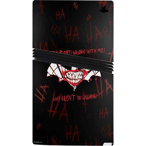 DC Comics The Joker Plenty Wrong With Me PS5 Pro Console Skin