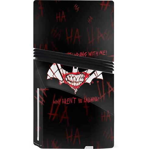 DC Comics The Joker Plenty Wrong With Me PS5 Pro Disk Console Skin