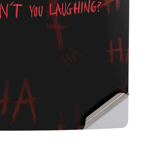 DC Comics The Joker Plenty Wrong With Me PS5 Pro Disk Console Skin