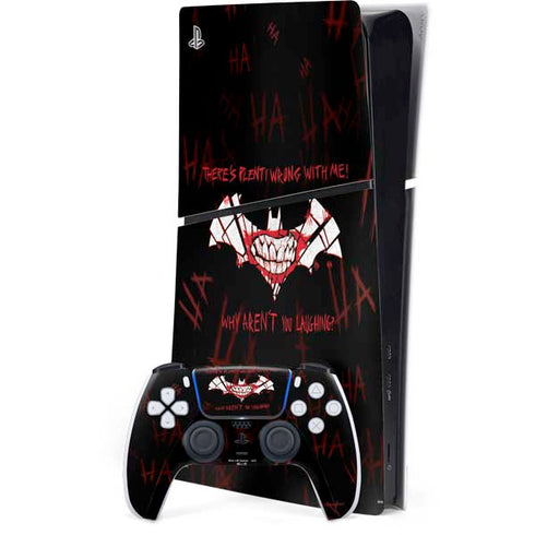 DC Comics The Joker Plenty Wrong With Me PlayStation PS5 Skins