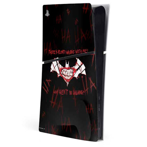 DC Comics The Joker Plenty Wrong With Me PS5 Slim Digital Edition Console Skin