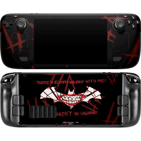 DC Comics The Joker Plenty Wrong With Me Steam Deck Handheld Gaming Computer OLED Skin