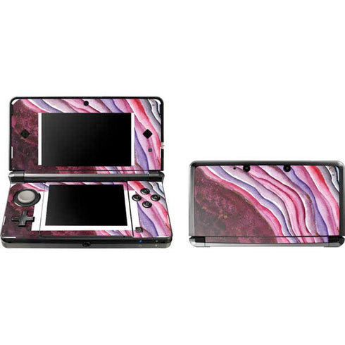 Plum Watercolor Geode Nintendo Skins