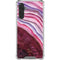 Plum Watercolor Geode Galaxy A17 Clear Case